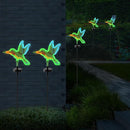 Hummingbird Solar Garden Decor,Hummingbird Outdoor Solar Lights,LED Hummingbirds Light Outside,Solar Garden Lights, Outdoor Decorations for Yard and Patio Pathway Lawn (2 Pack) by GreenHaven Gardens