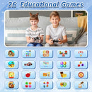 Upgrade Kids Smart Watch for Kids with 32 Puzzle Games HD Camera Video MP3 Player Audio Book Pedometer Flashlight 12/24 hr Kids Watches Gift for 4-12 Year Old Boys Toys for Kids by TinyTreasures Baby Boutique
