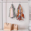 ZEDODIER Tank Top Hanger, Rotatable Bra Organzier for Closet, Max 24 Storage Capacity Sport Bra Holder, Metal Space Saving Closet Organizers and Storage, Black by CozyNest Decor