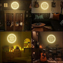 Live Music Neon Sign for Music Studio, Guitar LED Light Up Signs for Wall Decor, 3D Art Dimmable Neon Light USB for Bedroom Game Room Man Cave Party Aesthetics Decor, 12x12 Inch by CozyNest Decor