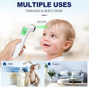 No-Touch Thermometer for Adults and Kids, Accurate Digital Baby Thermometer, Fever Alarm & Silent Mode, 2 in 1 Forehead & Object Mode by TinyTreasures Baby Boutique