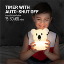 Lumipets Remote Control Silicone Night Light for Kids - Koala Design with 9 Soft Colors & Sleep Timer - Rechargeable, Battery-Operated Lamp for Bedroom | Baby Nursery, Toddler, Girls, Boys by TinyTreasures Baby Boutique
