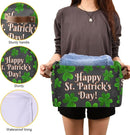 Storage Basket Happy St Patrick's Day Cube Storage Bins Organizer Bag Collapsible Closet Shelf Baskets with handle for Baby Cloth Pet Toy Book 14.2×10.2×8.3 IN by TinyTreasures Baby Boutique