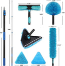 25 Feet High Ceilings Baseboard Wall Cleaner Mop with 18 Ft Extension Pole, Cobweb Duster, Window Cleaning Squeegee Kit (18ft) by GreenHaven Gardens