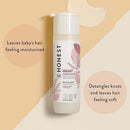 The Honest Company Silicone-Free Conditioner | Gentle for Baby | Naturally Derived, Tear-free, Hypoallergenic | Sweet Almond Nourish, 10 fl oz by TinyTreasures Baby Boutique