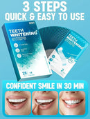 Oralfree Natural Teeth Whitening Strips - Sensitive Teeth Whitener - Enamel Safe Teeth Whitening Kit with Hydrogen Peroxide for Coffee, Wine, Tobacco, and Other Stains, 28 Strips (14 Treatment), Mint by CozyNest Decor