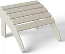WestinTrends Outdoor Ottoman, Patio Adirondack Ottoman Foot Rest, All Weather Poly Lumber Folding Foot Stool for Adirondack Chair, Widely Used for Outside Porch Pool Lawn Backyard, Sand by CozyNest Decor