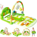 dearlomum Baby Play Mat Gym, Funny Play Piano Tummy Time Activity Mat with 5 Infant Sensory Toys, Music and Lights, Boy & Girl Gifts for Newborns 0 to 3 6 9 12 Months (Green) by TinyTreasures Baby Boutique