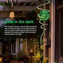 Glow in The Dark Wind Spinner Tail Gazing Ball Spiral Decorative Spiral Tail Wind Spinner Stabilizer Sun Catcher,Indoor Outdoor Hanging Art Garden Decoration Wind Sculpture Stabilizer-13in by GreenHaven Gardens