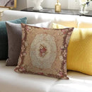 RURALS Antique Rose Floral French Aubusson Rug Decorative Pillow Covers Cozy Soft Throw Pillowcase Square Couch Cushion Cover for Home Decor Sofa Living Room Bed Car 18x18 Inch by CozyNest Decor