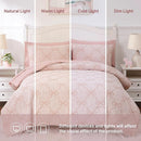 Full Size Comforter Sets with Sheets for Girls-7 Pieces Full Size Bedding Sets with Pink Comforter, Sheets, Pillowcases & Shams for Kids (Pink Diamond, 76" X 86") by TinyTreasures Baby Boutique