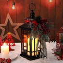 Christmas Lantern Christmas Decorative Lantern Snow Globe Christmas Decorations Indoor Outdoor Flashing Candle Lights, Dining Table Fireplace Decoration Hanging Candle Lanterns Holiday Decor by CozyNest Decor