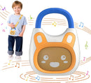 alilo Pocket Bunny Portable Kids Music Player, Musical Toys for Toddlers 1-3-5, Preloaded 120+ Stories/Music/Lullabies/White Noise,High Fidelity Sound Travel Bluetooth Speaker (with Strap and Ring) by TinyTreasures Baby Boutique