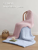 YnM Chunky Throw Blanket, Medium-Weight, Hand Knitted, Skin Friendly, Ventilated and Breathable, Machine Washable, Home Décor Piece for Couch, Sofa and Bed (Atlantis Blue, 50x70 Inch) by CozyNest Decor