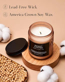 M&SENSE Coffee Candles Scented Strong, Organic Natural Soy Wax for Bedroom Kitchen Home Decor, 7.05oz 50 Hours Slow Burn Candle Highly Scented Candle Housewarming Gift for Men Women by CozyNest Decor