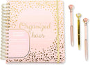 2025-2026 Monthly Large Planner- Daily, Weekly & Monthly Organizer with 3 Pens & Stickers - Organized Chaos Pink, January 2025 to June 2026, Stylish & Durable by TinyTreasures Baby Boutique