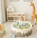 GOGOSO Balls for Ball Pit - Plastic Ball for Toddlers 1-3, Baby Kids Ball Pool Decoration,Creamy Green+Creamy Blue+ Soft White,500pcs by TinyTreasures Baby Boutique