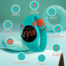 Kids Watches for Girls Boys Digital Sport Watch with Step Counter Pedometer Vibration Alarm Clock, No App Waterproof Fitness Tracker Kids Watch Boys Girls Teens Students Ages 5-16 by TinyTreasures Baby Boutique