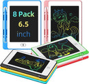 8 Pack LCD Writing Tablet for Kids, 6.5 Inch Colorful Doodle Board Drawing Tablet, Erasable Reusable Electronic Drawing Pads, Educational Learning Toys Birthday Gifts for Girls Boys Age 3 4 5 6 7 8 by TinyTreasures Baby Boutique