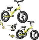 Balance Bike 2 in 1 with Pedals Brake Training Wheels Kickstand Pneumatic tyre,for Kids 2-7 Years Old,Kids Bike 12 14 16 inch by TinyTreasures Baby Boutique