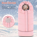 Yoofoss Stroller Cover for Winter, Toddler Stroller Footmuff Universal for Most Stroller, Water Resistant Warm Coral Baby Stroller Bunting Sleeping Bag Pink by TinyTreasures Baby Boutique