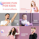 YLL Mini Karaoke Machine for Kids Adults, Portable Bluetooth Speaker with 2 Wireless Microphones,Toys Birthday Gifts for Girls 3, 4, 5, 6, 7, 8, 9, 10, 11, 12+ Years Old Toddler Teens(White) by TinyTreasures Baby Boutique