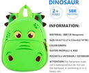 JiePai Dinosaur Toddler Backpack Hippo Kids Backpack Waterproof Cartoon Preschool by TinyTreasures Baby Boutique