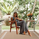 CAMILSON Outdoor Rug 6x9, Modern Outside Rugs for Patios Porches Waterproof Durable Washable Non-Shedding, Easy-to-Clean Indoor Outdoor Area Carpet (6 x 9, Bordered - Beige/White) by GreenHaven Gardens