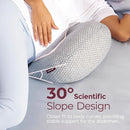 Momcozy Memory Foam Portable Pregnancy Pillow – W Shaped Maternity Great Support for Side Sleepers, Adjustable Travel Wedge Pillow for Back, Belly, and Hip Relief, Ideal for Pregnant Women, Grey by TinyTreasures Baby Boutique