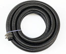 Sump Pump Hose 1 1/4 inch Id Pond Tubing Black Plastic Corrugated Strong Flexible Drain Water Hose 20Ft by GreenHaven Gardens