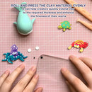 Air Dry Clay for Kids,Modeling Clay Kit,14 Species of Marine Life DIY Molding Clay Art Crafts Set,Ultra Light & Soft,Safe Non-Toxic,Toys Gifts for Age 4 5 6 7 8+ Years Old Boys Girls Kids by TinyTreasures Baby Boutique