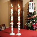 Cardinal Bird Flameless Taper Candles with Remote - Red Bird Theme LED Taper Candles for Home Xmas Holiday Party Christmas Decoration - 2PCS 9.5INCH by CozyNest Decor
