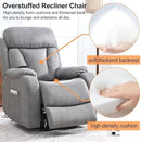 Power Lift Chair Recliners for Elderly, Leathaire Modern Adult Power Lift Chair Overstuffed Electric Lift Recliner Chair with Side Pocket for Living Room Bedroom (Light Gray) by CozyNest Decor