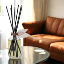 LOVSPA Reed Diffuser Set, Santal (Sandalwood) Scented Oil Diffuser with Sticks, Home Fragrance Accessories for Bathroom Shelf Decor, Aroma Diffusers for Home or Office Fall Decor, USA Made by CozyNest Decor
