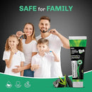 BENTODENT Fluoride Free Organic Charcoal Toothpaste with Bentonite Clay for Teeth Whitening- Natural Sensitive Teeth Whitening Toothpaste, Vegan, Travel by CozyNest Decor