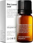 Gya Labs Bay Leaf Essential Oil for Diffuser - 0.34 Fl Oz - 100% Natural Bay Laurel Oil for Hair, Skin & Candle Making Scent by CozyNest Decor