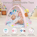 Activity Gym, Baby Play Gym Mat for Toddlers, 0-18 Months Tummy Time Play Mats, Infant Play Gym with Detachable Toys for Sensory Exploration and Motor Skill Development, PM2407 by TinyTreasures Baby Boutique