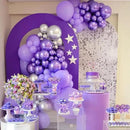 130pcs Purple Balloons Different Sizes 18" 12" 10" 5" Party Latex Balloons for Birthday Baby Shower Halloween Wedding Valentine's Day Party Bachelorette Decorations by CozyNest Decor