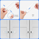 Vmaisi Baby Sliding Cabinet Locks - 4 Pack Adjustable U Shaped Child Safety Locks,Childproof Latches for Kitchen Bathroom Storage Cupboards Doors, Handles and Knobs White (4) by TinyTreasures Baby Boutique