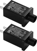 Replacement Yard Inflatable Adapter Power Supply Adaptor - 12V 1.0A 2Pcs - Inflatable Plug Replacement Class 2 Power Supply - for Halloween/Christmas Tree Light Yard Blow Up Decorations by GreenHaven Gardens