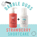 Dabble & Dollop Strawberry + Vanilla Body Wash & Shampoo – 3-in-1 Natural Bubble Bath for Kids, Made in USA, No Parabens or Sulfates, Vegan, Gluten-Free, Tear-Free (2-Pack) by TinyTreasures Baby Boutique