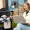 Accmor Stroller Cup Holder with Hook, Bike Cup Holder, Universal Cup Holder for Uppababy Nuna Doona Strollers, 2-in-1 Cup Phone Holder for Stroller, Bike, Wheelchair, Walker, Scooter by TinyTreasures Baby Boutique