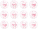 Bow Baby Monthly Milestone Markers - Baby Monthly Milestone Discs Photos,Coquette Bow Month Photo Signs,Baby’S First Year Newborn Signs for Girl (Pink) by TinyTreasures Baby Boutique