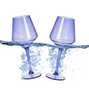 Floating Wine Glasses for Pool - Set of 2-15 OZ (Green)