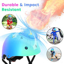 Color Gradient Adjustable Kids Bike Helmet Toddler Skateboard Helmets Boys Girls Child Ventilation Helmet for Multi-Sports Skating Cycling Scooter Balance by TinyTreasures Baby Boutique