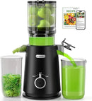 Juicer Machines with Wide Mouth & Large Feed Chute, Professional Cold Press Juicer For Whole Fruits & Vegetables, Self Feeding for Juice Extractor Machine, Easy to Clean, High Juice Yield by CozyNest Decor