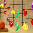 Couah [ 8 Modes & Timer ] 30 LED 16 Ft Summer Tropical String Lights Strawberry Grape Watermelon Lemon Banana Fairy Lights Battery Operated for Tropical Party Pool Beach Summer Decorations by CozyNest Decor