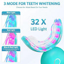 BESTEK Teeth Whitening Kit - 32X LED Teeth Whitening Light, 10 Min Fast Teeth Whitener with 4 Tubes of 35% Carbamide Peroxide Teeth Whitening Gel for Remove Coffee Wine Tobacco Teeth Stains - Blue by CozyNest Decor