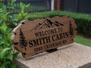 Custom Wood Sign,Personalized Cabin Sign - Custom Carved Wood Sign for Rustic Outdoor and Home Wall Decor by CozyNest Decor