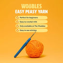 The Woobles Crochet Kit for Beginners - Easy Arts and Crafts Knitting & Crochet Animals Kit As Seen On Shark Tank - JoJo The Bunny by TinyTreasures Baby Boutique